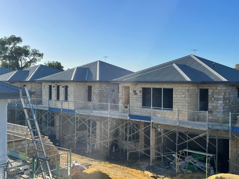 installing 19 TV antennas in rivervale building project